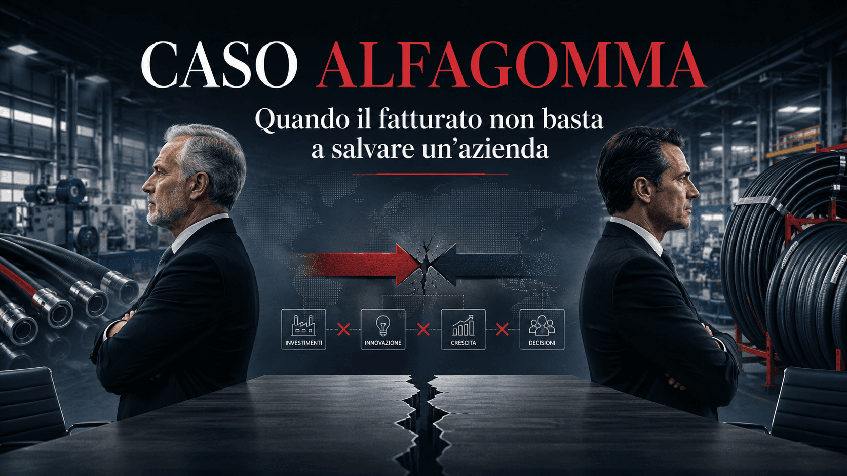 Caso Alfagomma: quando 650 milioni di fatturato non bastano a salvare il futuro di un’azienda